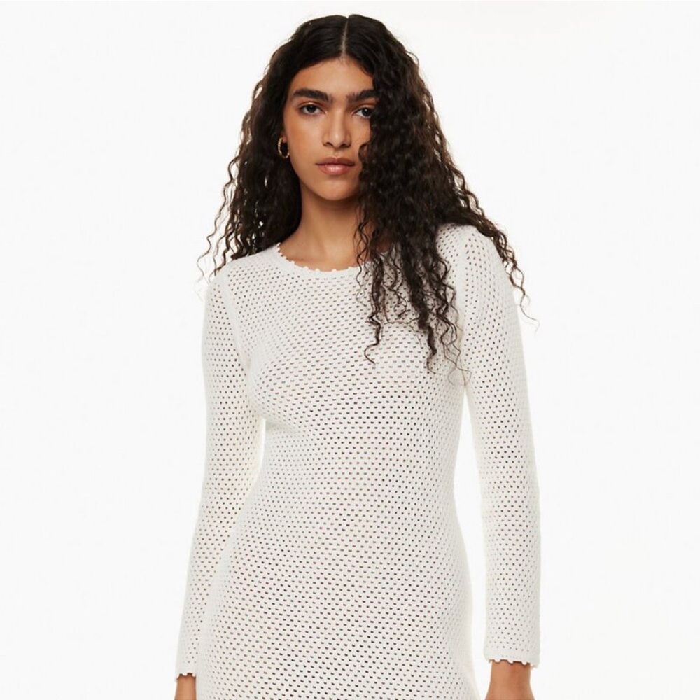 Aritzia Adelonda light birch maxi dress